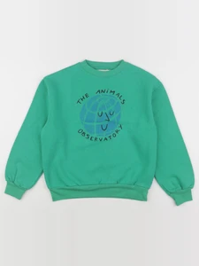 The animals observatory - sweat BEAR vert - 8 ans