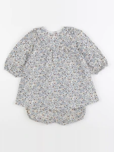 Cyrillus - robe bleu - 12 mois