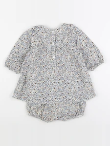 Cyrillus - robe bleu - 12 mois