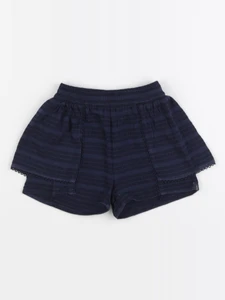 IKKS - short bleu - 18 mois