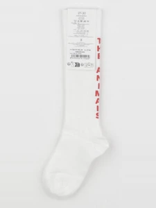 The animals observatory - chaussettes blanc WORM - 4/7 ans