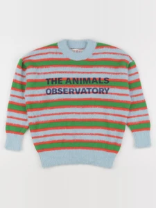 The animals observatory - pull multicolore - 8 ans