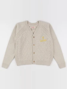 The animals observatory - gilet beige - 8 ans