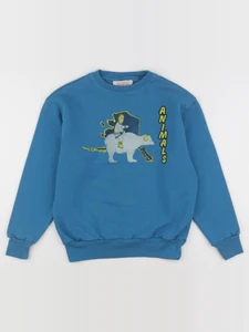 The animals observatory - sweat BEAR bleu - 12 ans