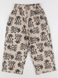 The animals observatory - pantalon beige, noir - 8 ans