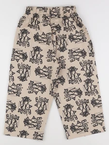 The animals observatory - pantalon beige, noir - 8 ans