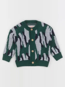 The animals observatory - gilet multicolore - 6 mois