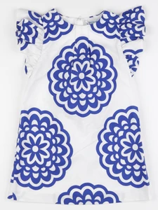 Jacadi - robe blanc, bleu - 5 ans