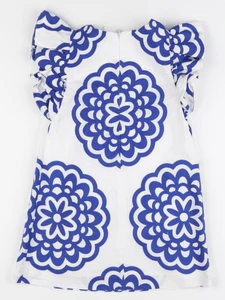 Jacadi - robe blanc, bleu - 5 ans