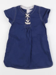 Petit Bateau - robe bleu - 4 ans
