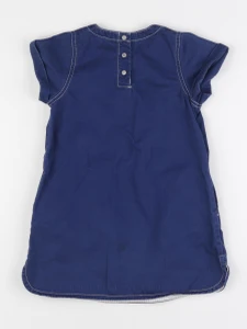 Petit Bateau - robe bleu - 4 ans