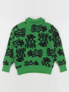 The animals observatory - pull vert, noir - 8 ans