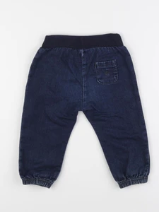 Petit Bateau - pantalon bleu - 18 mois