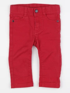 Jacadi - jean rouge - 12 mois