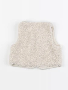 Vertbaudet - gilet beige - 6 mois