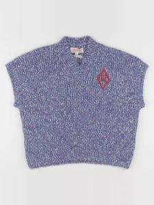 The animals observatory - pull imprimé au dos violet, bleu - 8 ans