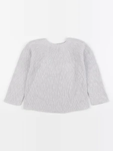 Little Cigogne - pull gris - 3 ans