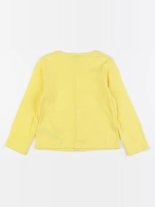 Petit Bateau - tee-shirt jaune - 24 mois