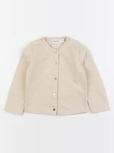 Bouchara - sweat imprimé au dos beige - 12 mois