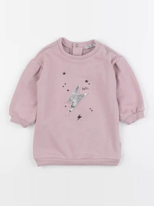 IKKS - robe violet - 12 mois