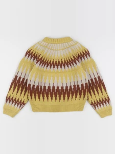 The animals observatory - pull jaune, marron - 8 ans