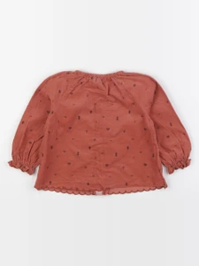 Vertbaudet - blouse marron - 24 mois