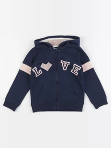 Vertbaudet - sweat bleu - 6 ans