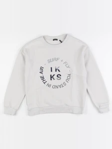 IKKS - sweat gris - 10 ans
