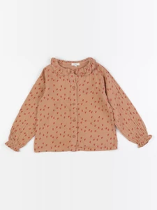 Marlot Paris - blouse marron - 4 ans