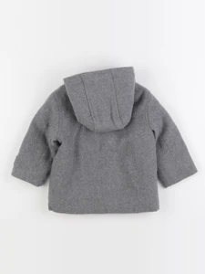 Vertbaudet - manteau gris - 18 mois