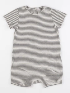 Vertbaudet - pyjama coton beige - 36 mois