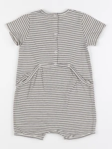 Vertbaudet - pyjama coton beige - 36 mois
