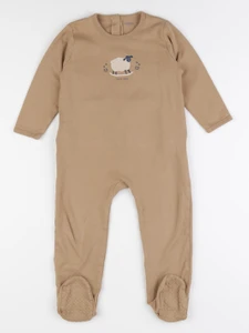 Vertbaudet - pyjama coton marron - 36 mois