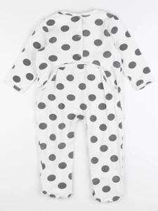 Vertbaudet - pyjama coton blanc - 36 mois