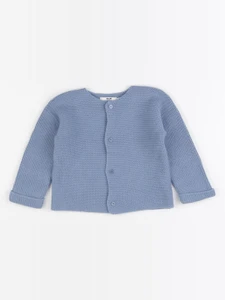 Cyrillus - gilet bleu - 24 mois