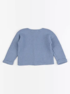Cyrillus - gilet bleu - 24 mois