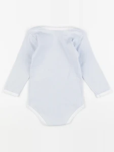 Petit Bateau - body bleu - 36 mois