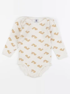 Petit Bateau - body beige - 36 mois