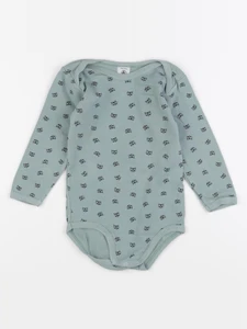 Petit Bateau - body vert - 36 mois