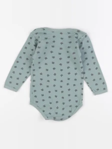 Petit Bateau - body vert - 36 mois
