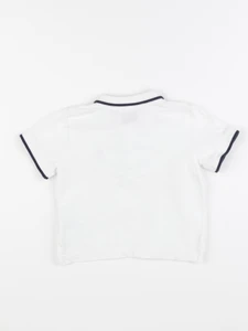 Cyrillus - polo blanc - 24 mois
