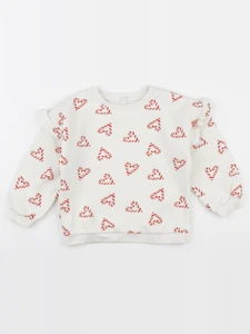 Vertbaudet - sweat blanc - 6 ans