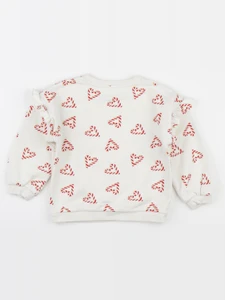 Vertbaudet - sweat blanc - 6 ans