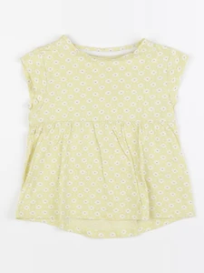 Vertbaudet - tee-shirt jaune - 5 ans