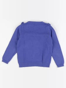 Vertbaudet - pull bleu - 6 ans