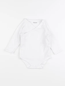 Vertbaudet - body blanc - 12 mois