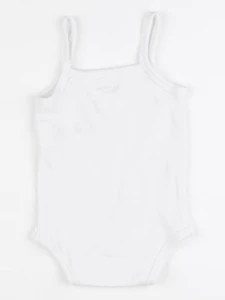 Vertbaudet - body blanc - 6 mois
