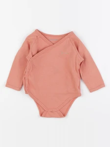 Vertbaudet - body orange - 9 mois
