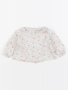 Vertbaudet - tee-shirt beige - 9 mois