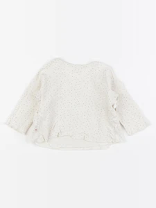 Vertbaudet - tee-shirt beige - 6 mois